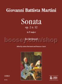 Sonata Op. 2 No. 12 in F Major for Keyboard