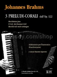 3 Chorale Preludes from Op. 122 for Accordion