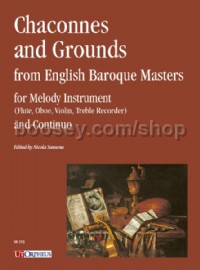 Chaconnes and Grounds from English Baroque Masters (Melody Instruments)