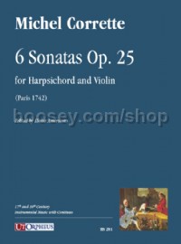6 Sonatas (Paris 1742) Op.25 (violin and harpsichord)
