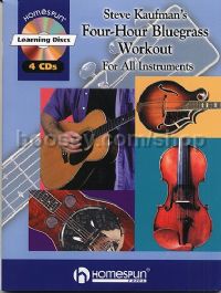 Four-Hour Bluegrass Workout (Bk & CDs)