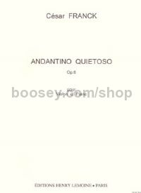 Andantino quietoso Op. 6 - violin & piano