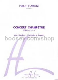 Concert champêtre - oboe, clarinet & bassoon