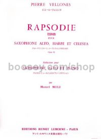 Rhapsodie Op. 92 - Eb saxophone & piano