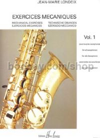 Exercices mécaniques Vol.1 - saxophone solo