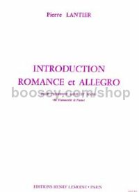 Introduction, romance et allegro - bass trombone (or cello) & piano