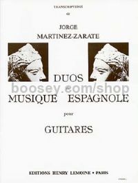 Duos de musique espagnole - 2 guitars