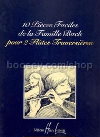 10 Pièces faciles de la famille Bach - 2 flutes
