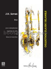 Duo - Eb & Bb saxophones (set of parts)