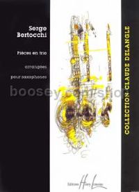Pièces en trio - 3 saxophones (score)