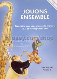 Jouons ensemble Vol.1 - 2-4 saxophones (score)