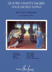 4 Chants sacrés - medium voice & piano
