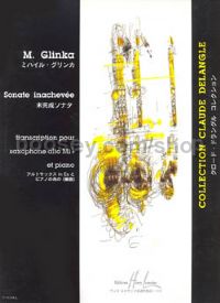 Sonate inachevée - alto saxophone & piano