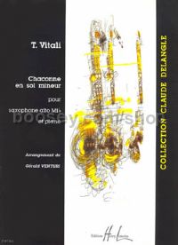 Chaconne in G minor - alto saxophone & piano