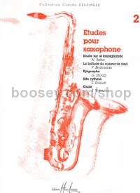 Etudes pour saxophone Vol.2 - saxophone