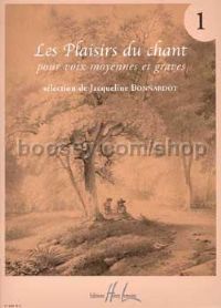 Les Plaisirs du chant Vol.1 - medium/low voice & piano