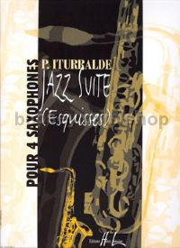 Jazz suite for 4 saxophones (score)