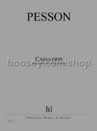 Cassation - clarinet, string trio & piano (score)