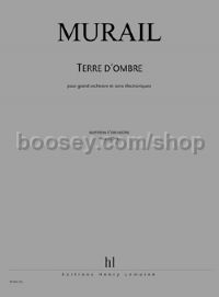 Terre d'ombre - large orchestra & electronics (score)