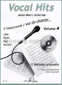 Vocal Hits Vol.4 - voice & piano (+ CD)