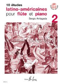 10 Etudes latino américaines, Vol. 2 - flute & piano