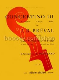 Concertino No. 3 in A major - cello & piano