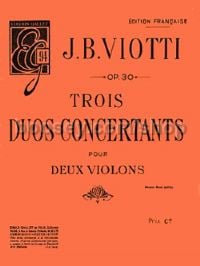 3 Duos concertants Op. 30 - 2 violins