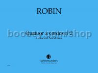 String Quartet No. 2 Crescent Scratches - string quartet (score & parts)