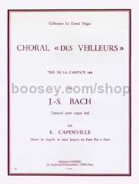 Choral des veilleurs (extr. Cantate No. 140) - organ