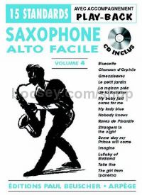 Saxophone facile Vol.4 - saxophone (+ CD)