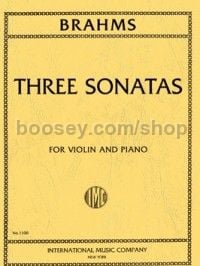 Three Sonatas Op. 78, 100 & 108