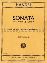 Sonata Gmin Op2/8  (Violin, Viola & Cello)