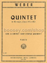 Clarinet Quintet Bb Major Op. 34