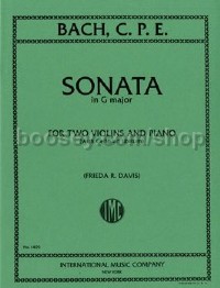 Sonata G Major (2 Violins & Piano)