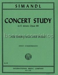 Concert Study E Minor Op. 66