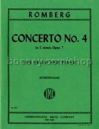 Concerto No.4 E Minor Op7 (Cello & Piano Reduction)
