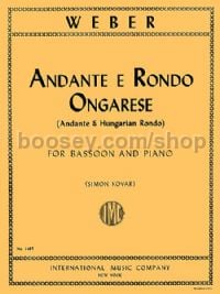 Andante e Rondo Ongarese (Andante & Hungarian Rondo) - bassoon and piano