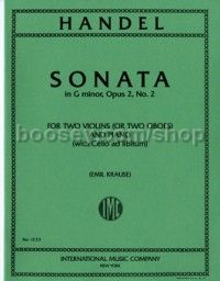 Sonata G Minor Op. 2 No. 2