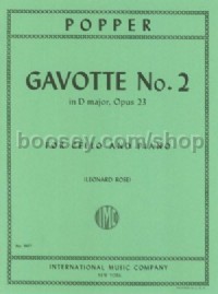 Gavotte No.2 Op. 23 - cello & piano