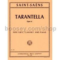 Tarantelle Op. 6 (Flute, Clarinet In A & Piano)