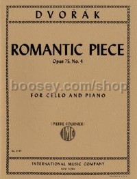 Romantic Piece Op75/4  (4 Cellos & Piano)