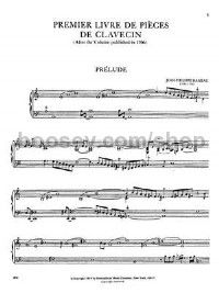 Pieces De Clavecin (Piano)