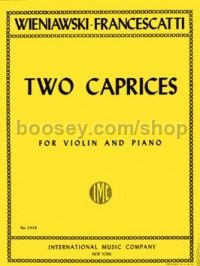 Two Etudes-Caprices, Op. 18, Nos. 4&5
