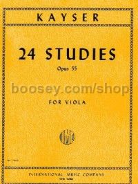 24 Studies Op. 55 for viola