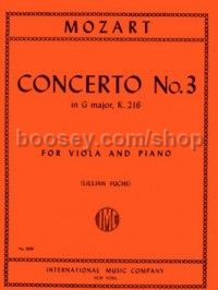 Violin Concerto No. 3 G Major K 216