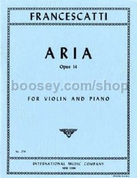 Aria (Violin & Piano)