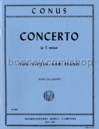 Konzert E-Moll (Violin & Piano)