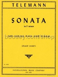 Sonata F Min  (Double Bass & Piano)
