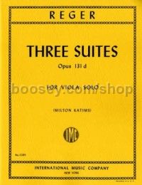 Three Suites Op. 131d for viola solo