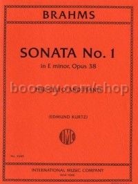 Sonata No. 1 E Minor Op. 38